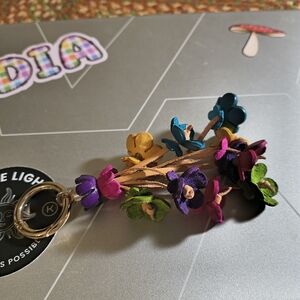 Colorful Floral Keychain